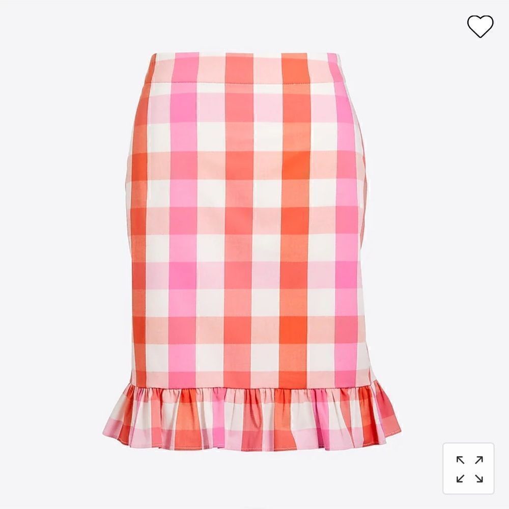 J.Crew ruffle mini skirt